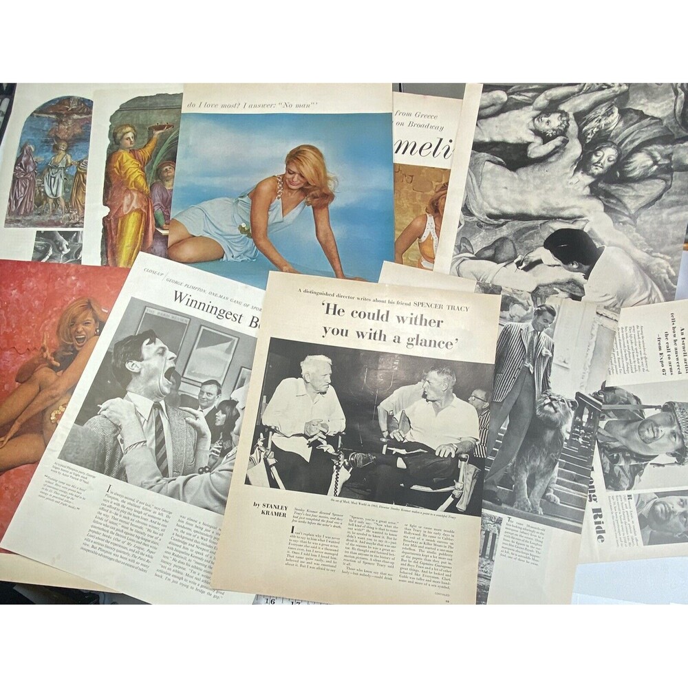 Ephemera 23+ Cut Out Pages pictures articles from Life Magazine June 30, 1967